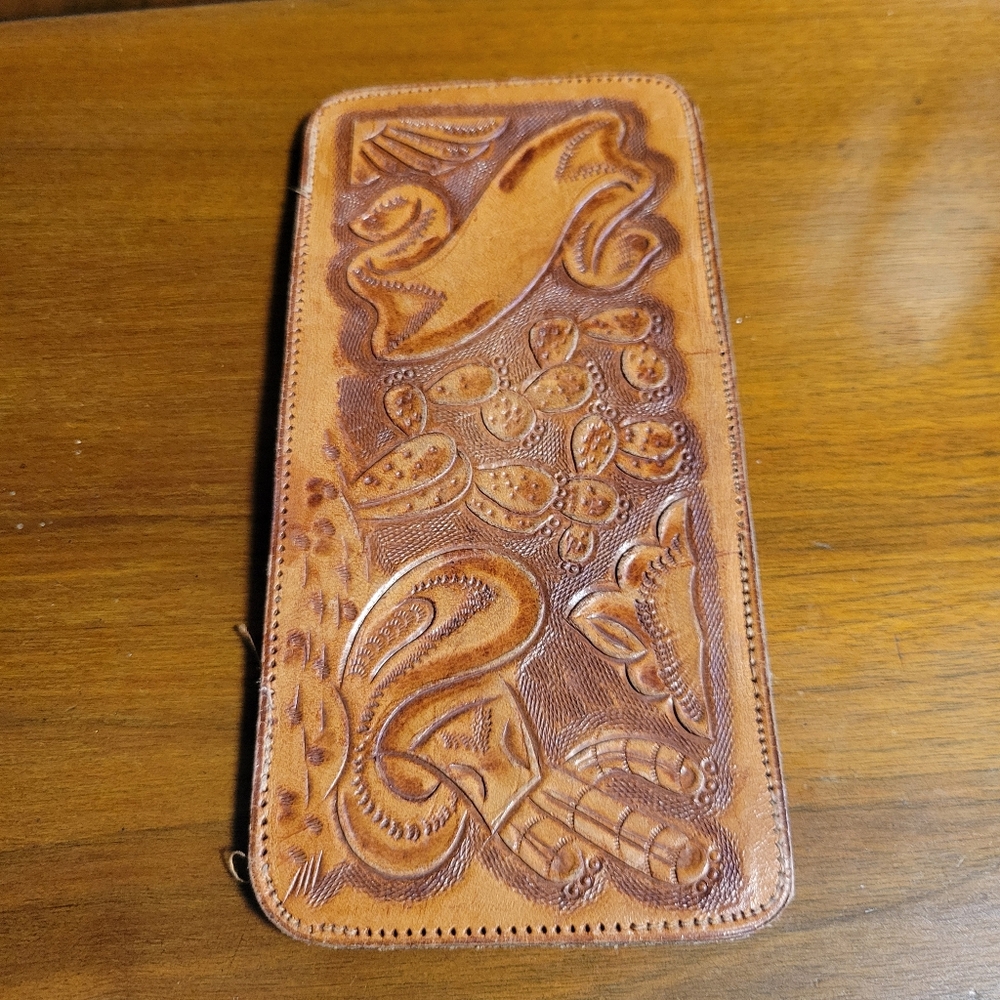 Handcrafted Leather Bill Holder